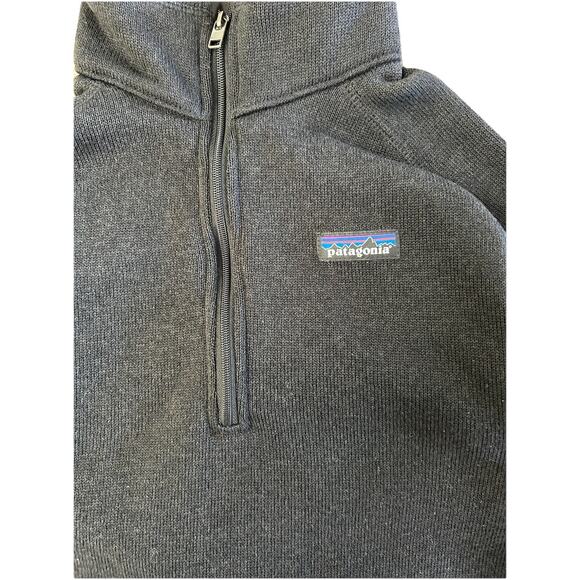 Patagonia Better Sweater Black Pullover Jacket Quarter Zip Women’s S Outdoors - Picture 2 of 8